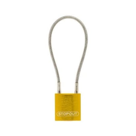 Accuform STOPOUT CABLE PADLOCKS SHACKLE KDL301YL KDL301YL